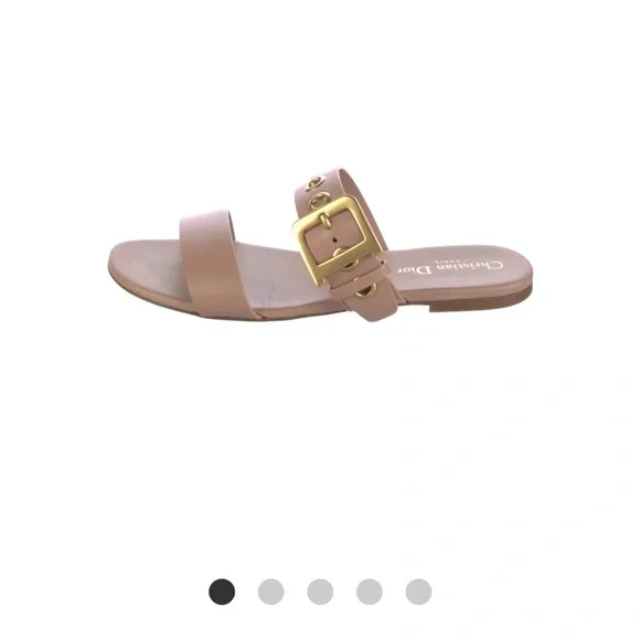ISO Christian Dior leather slides